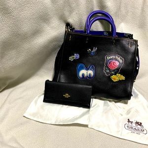 1941 Disney X Coach Rogue purse with wallet